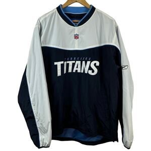 Tennessee Titans NFL On Field Pullover Jacket Size Large Titans Gameday Jacket